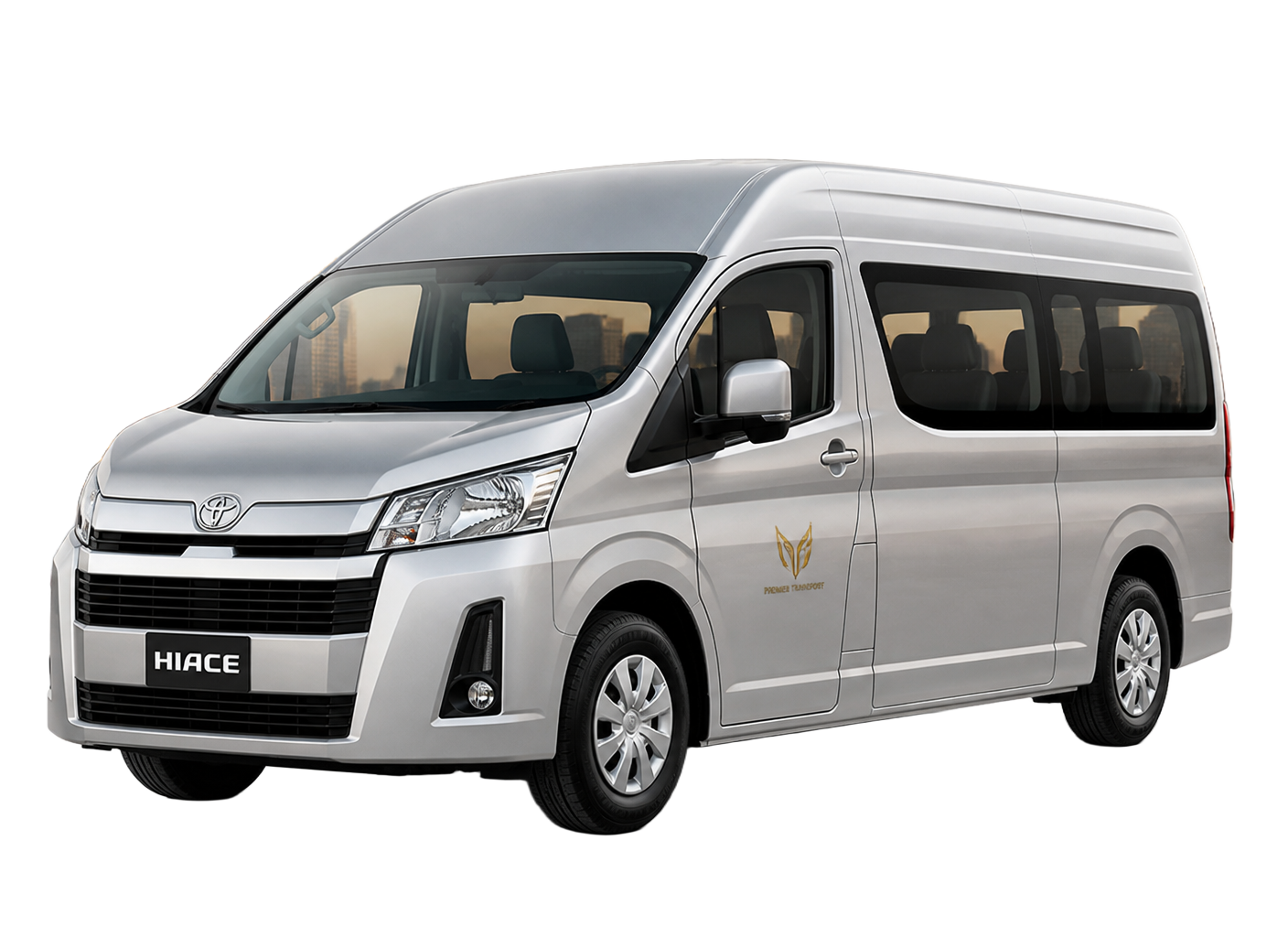 Silver Taxido passenger van ready for interstate travel